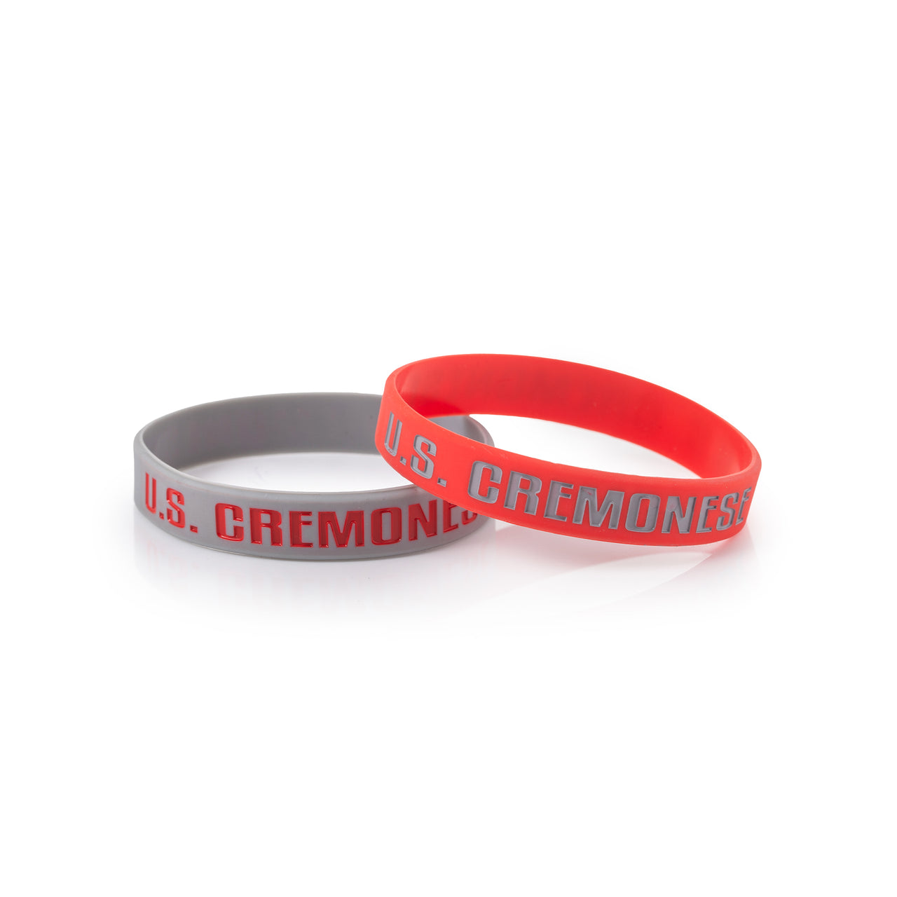 Braccialetto singolo silicone grigio US CREMONESE
