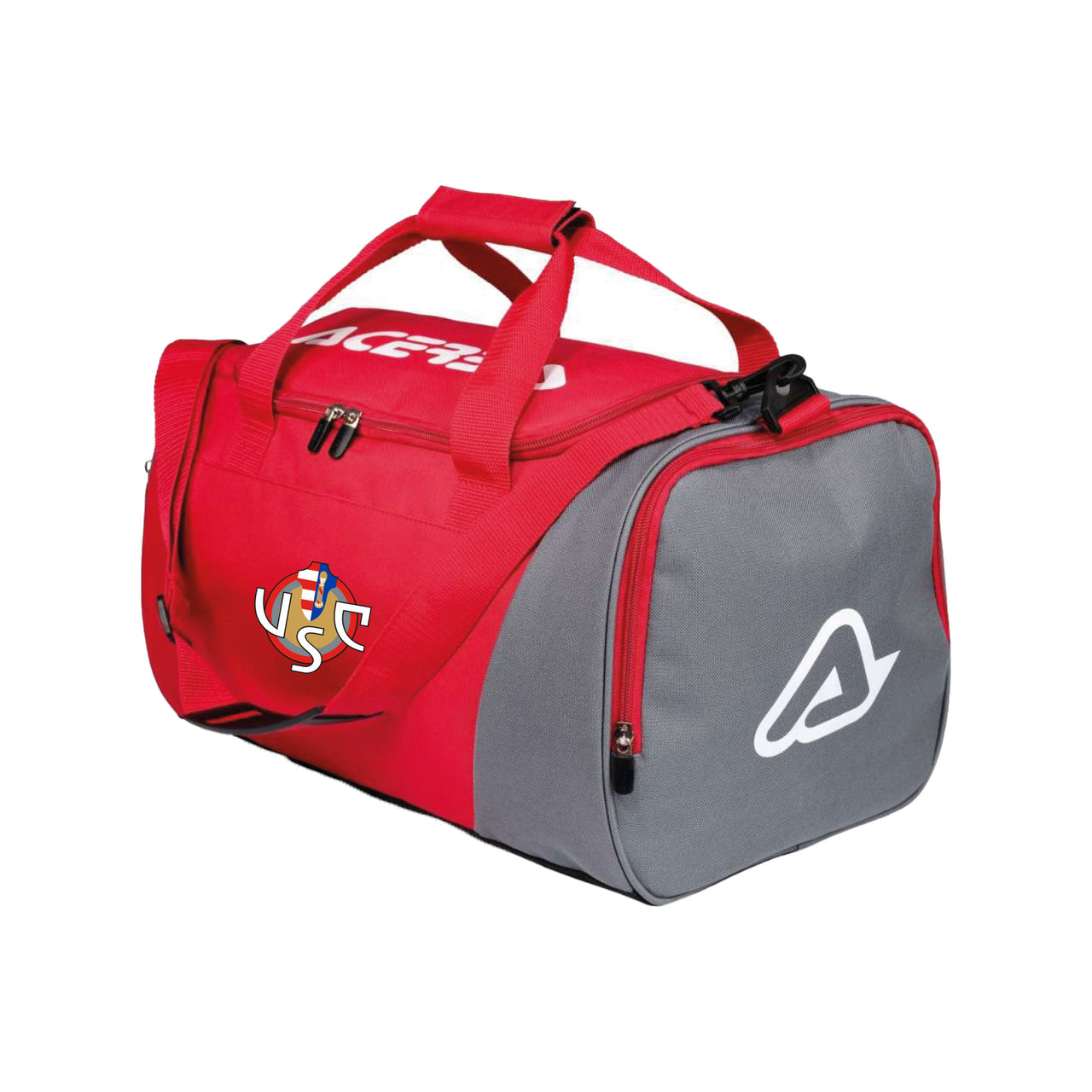 US Cremonese grey-red gym bag