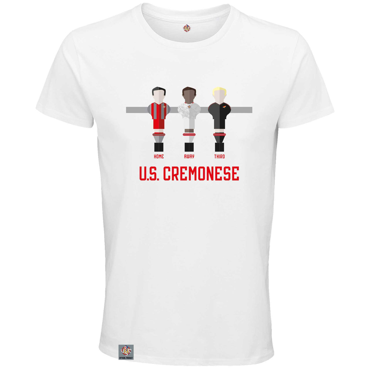 U.S. CREMONESE t-shirt bianca Calciobalilla