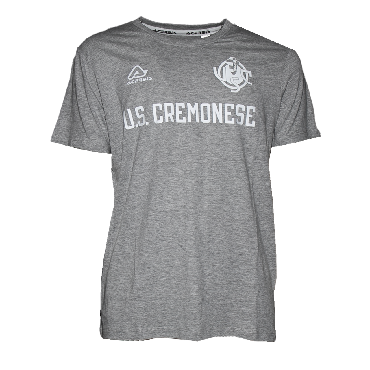 U.S. Cremonese t-shirt grigia cotone allenamento 2023/2024