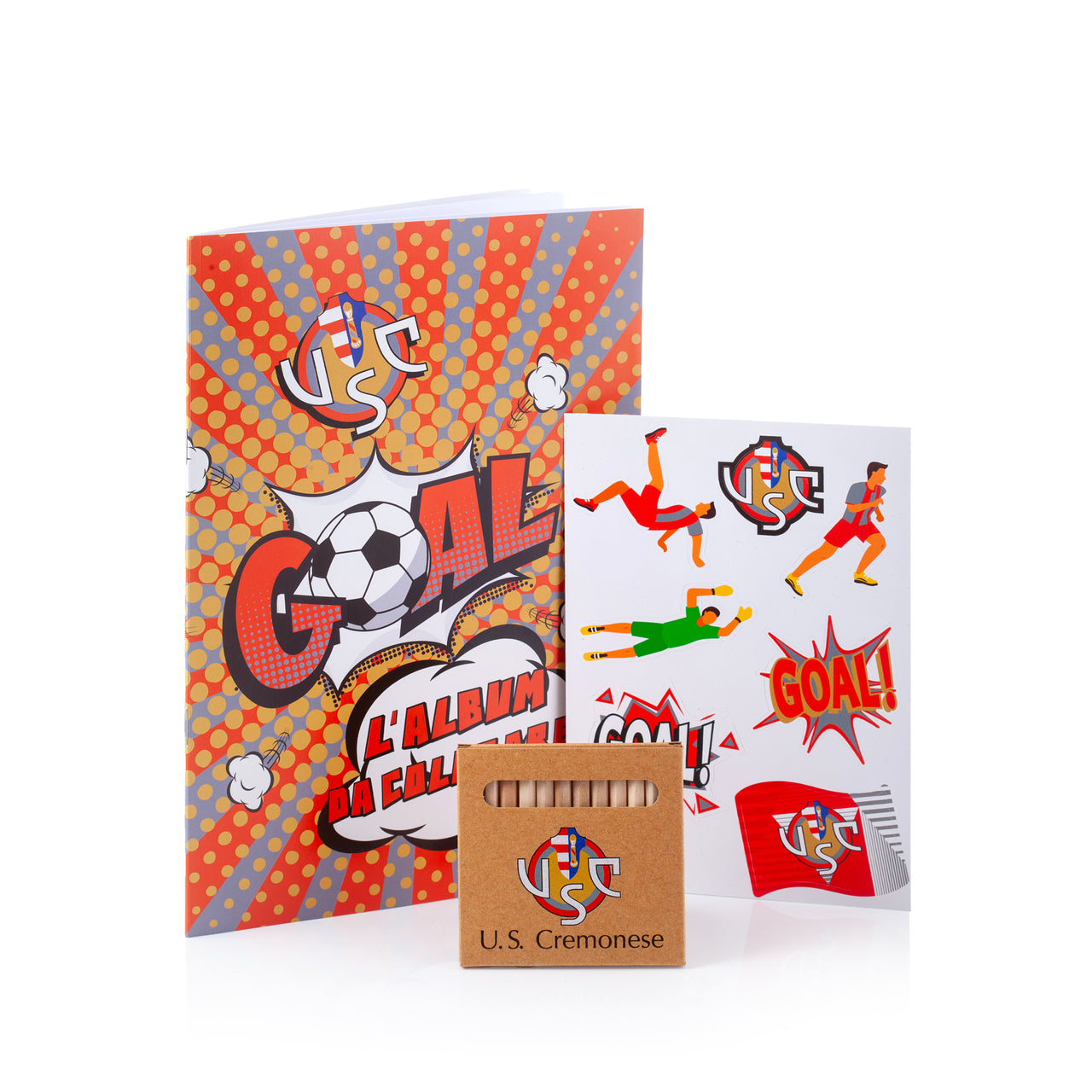 Mini album da colorare con matita e sticker