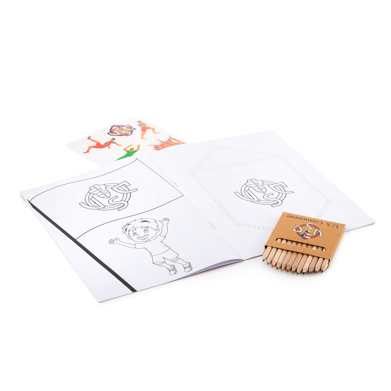 Mini album da colorare con matita e sticker