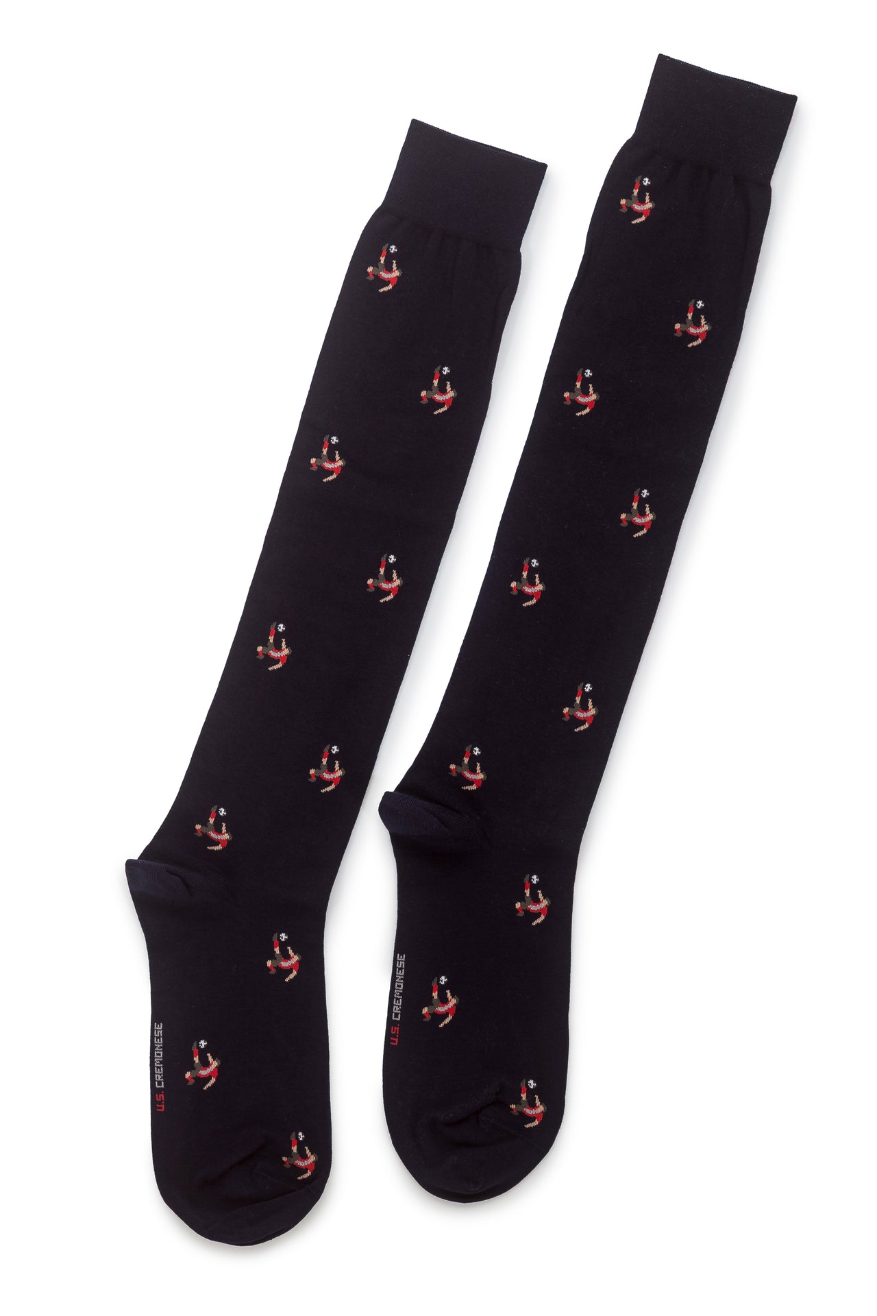 Calza giocatori grigiorossi tg. U blu navy