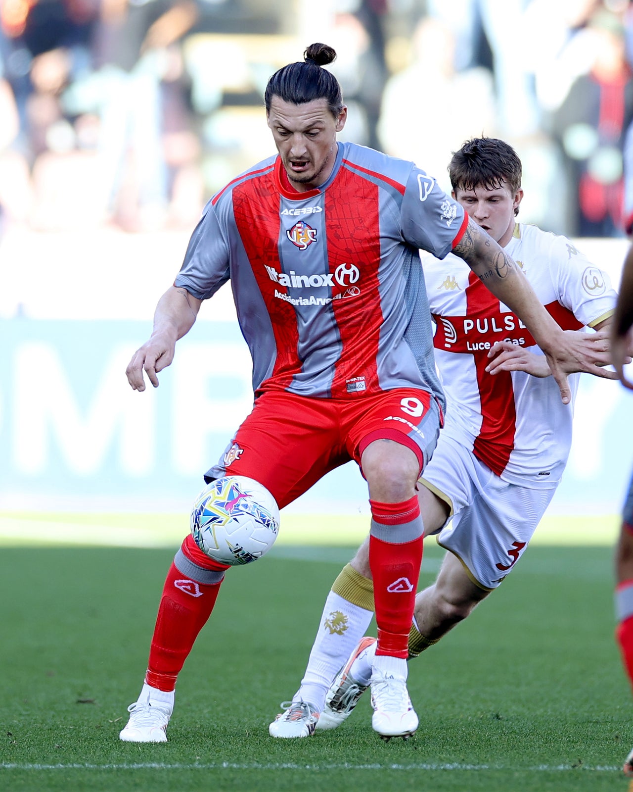 Maglia Match Worn Cremonese-Genoa indossata con firma - DJURIC (XXL)