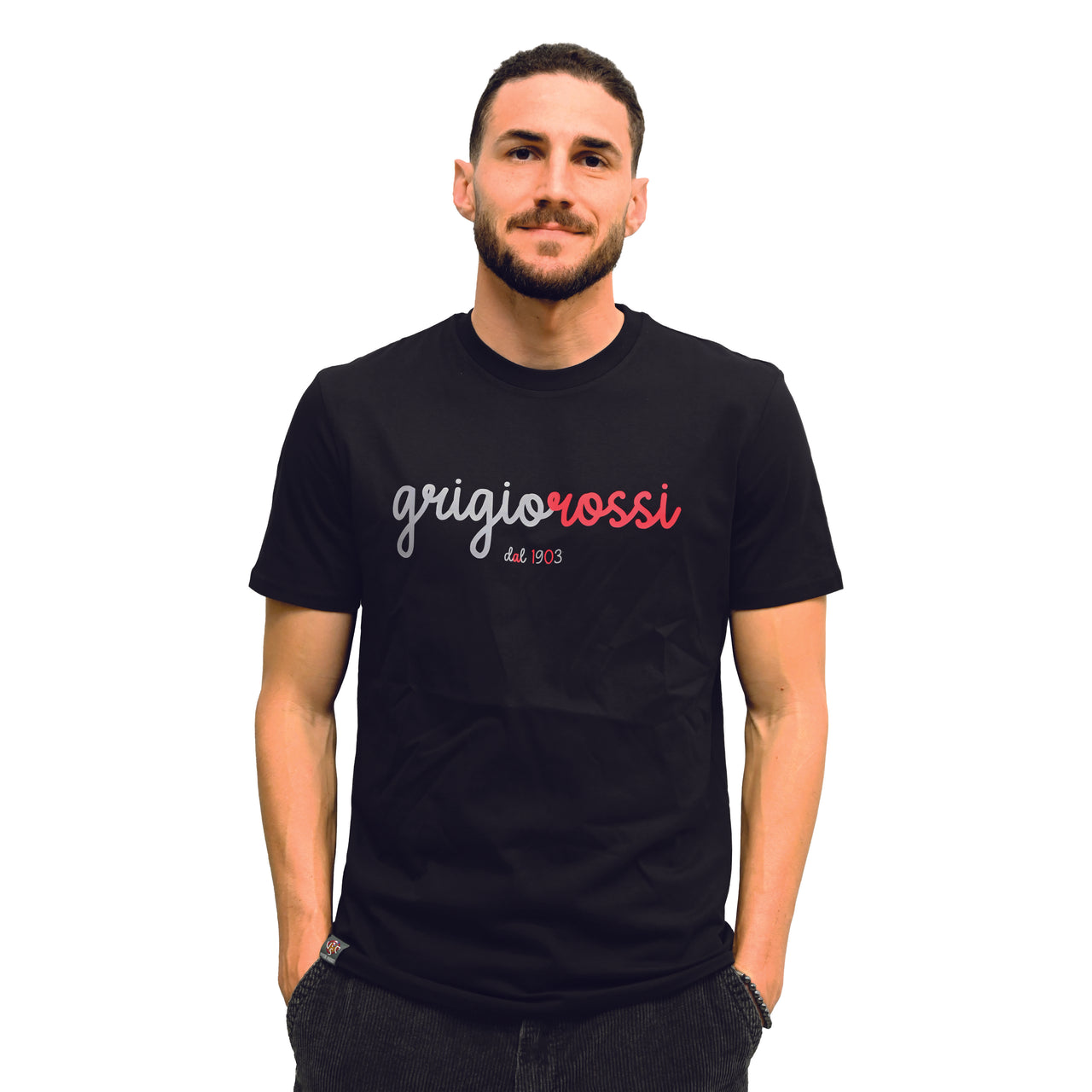 T-Shirt Grigiorossi dal 1903 nera