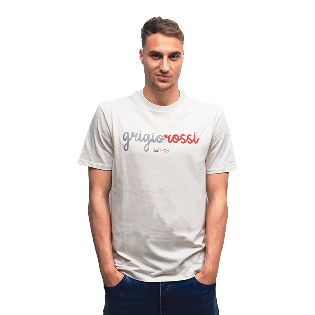 T-Shirt Grigiorossi dal 1903 panna