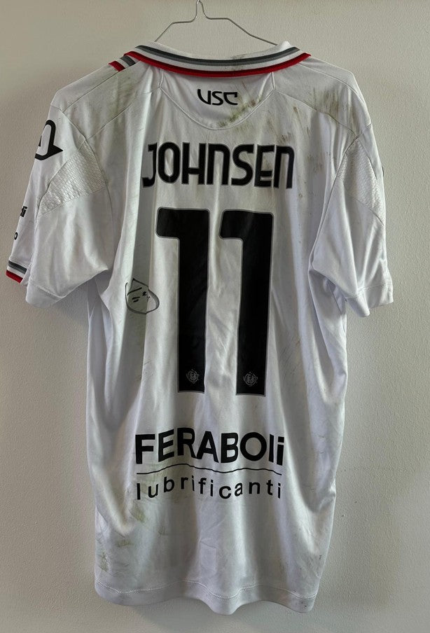 Maglia Match Worn Sassuolo-Cremonese indossata con firma - JOHNSEN (M)