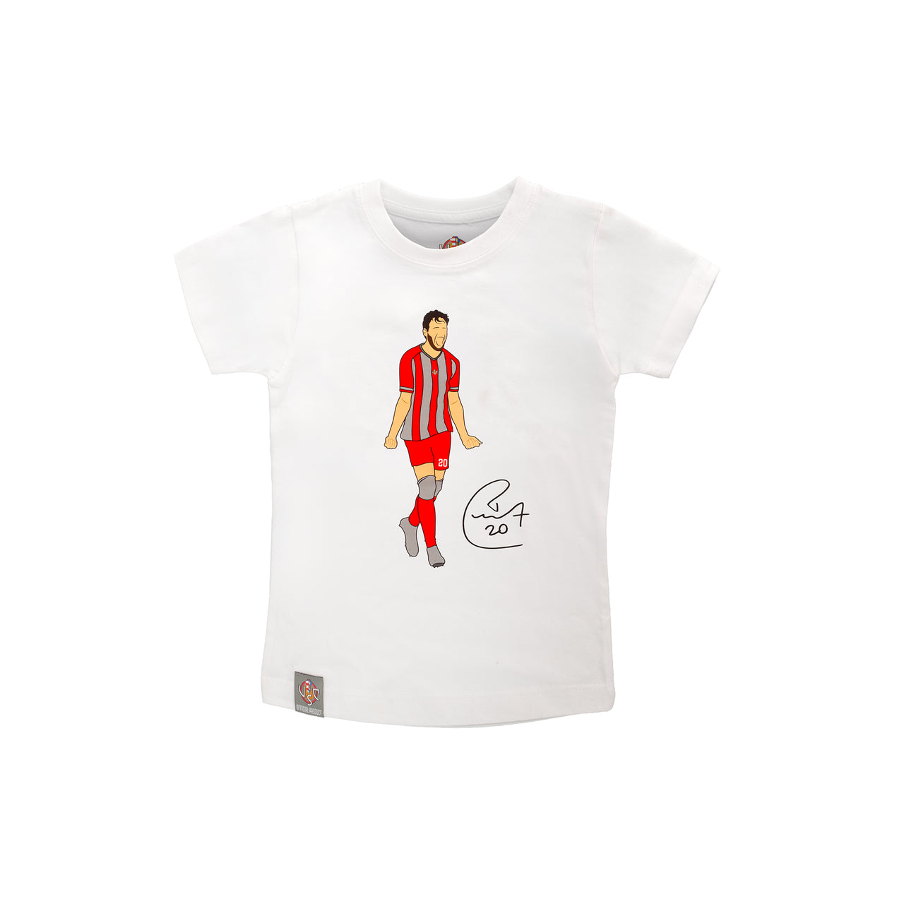 T-Shirt bianca Vazquez Junior