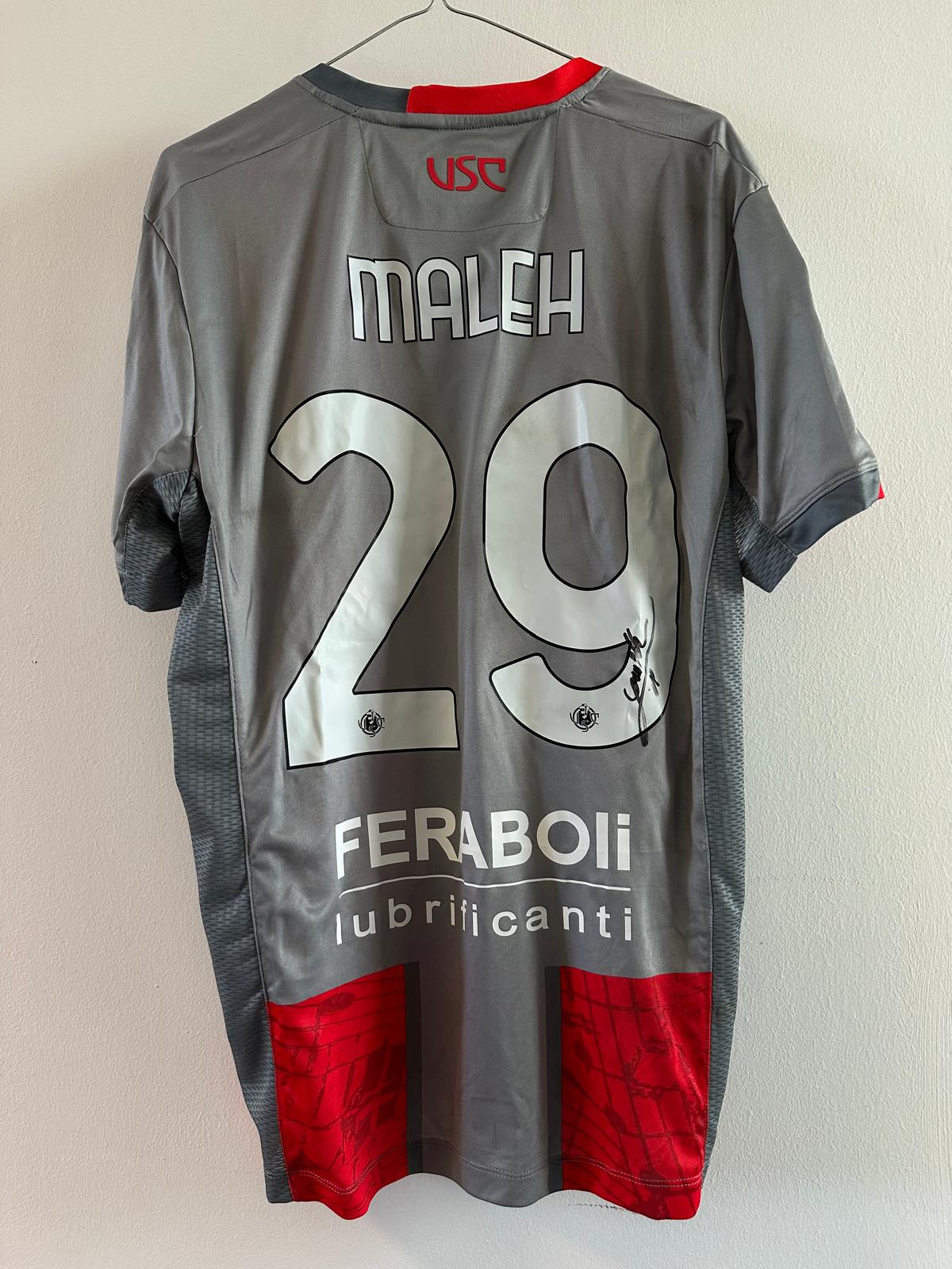 Maglia Match Worn Cremonese - Inter indossata con firma - MALEH (M)
