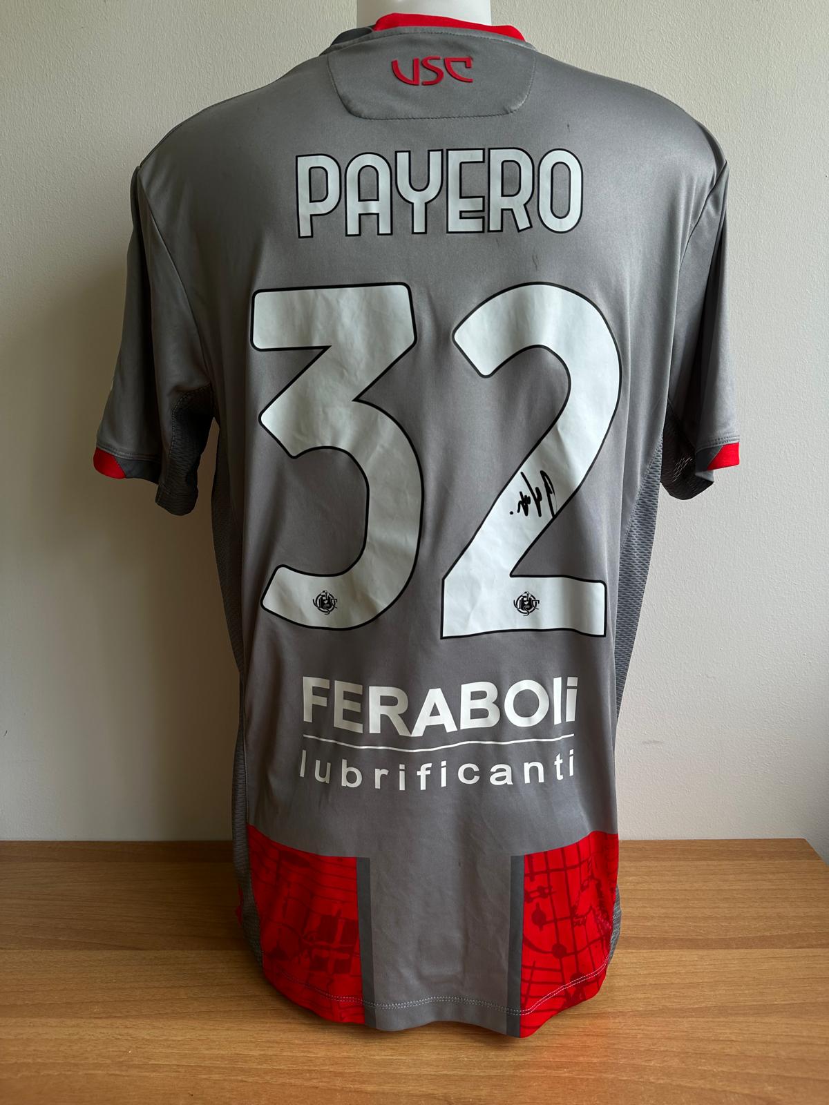 Maglia Match Worn Cremonese-Lazio indossata con firma - PAYERO (L)
