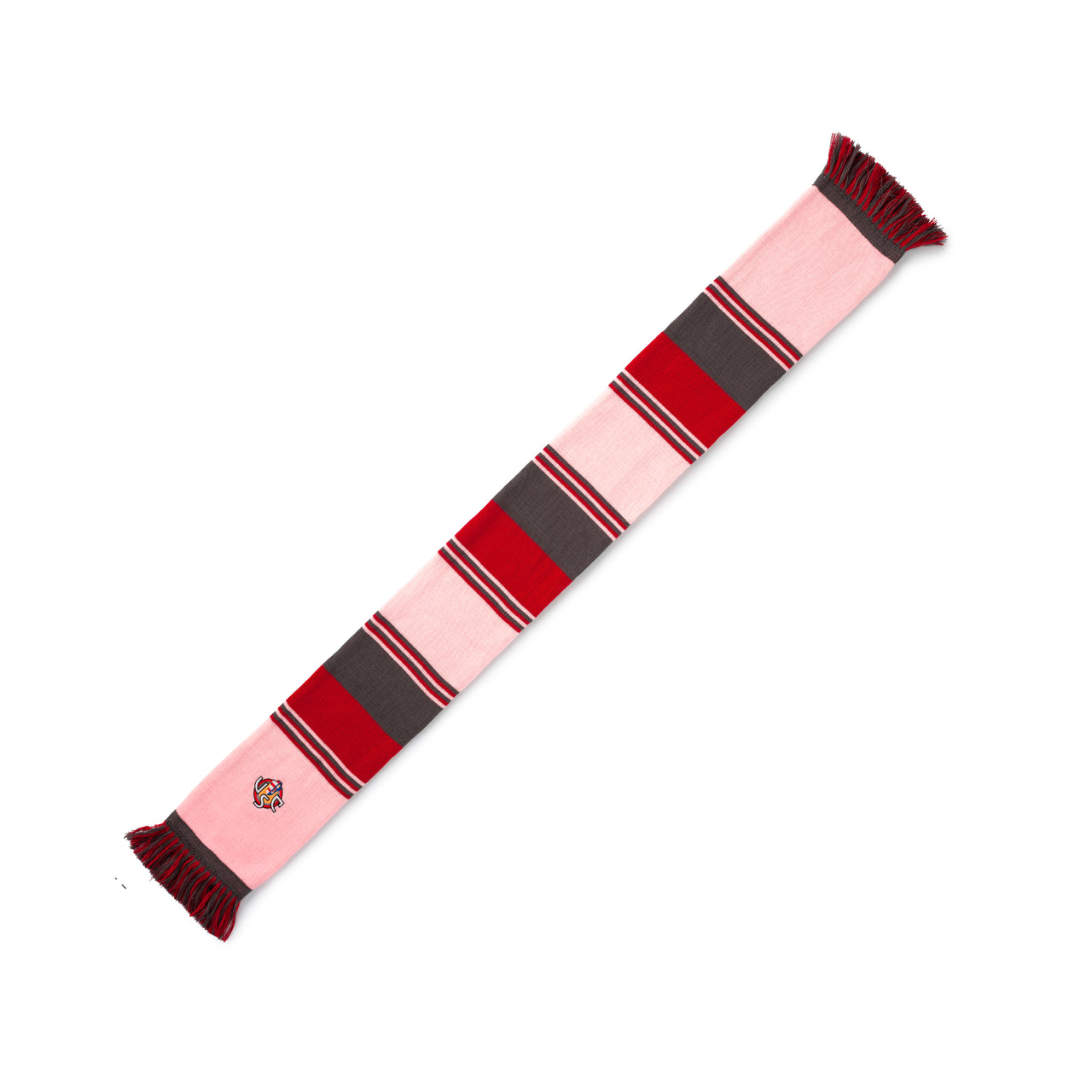 Sciarpa lana rosa tubulare