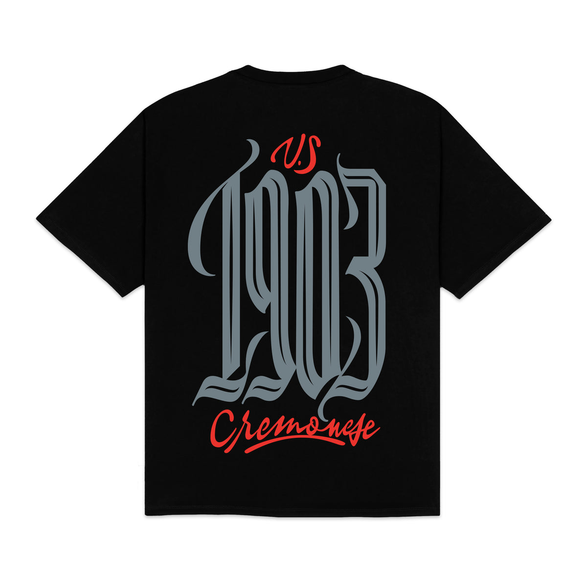 T-Shirt Emblema Collection nera con 1903