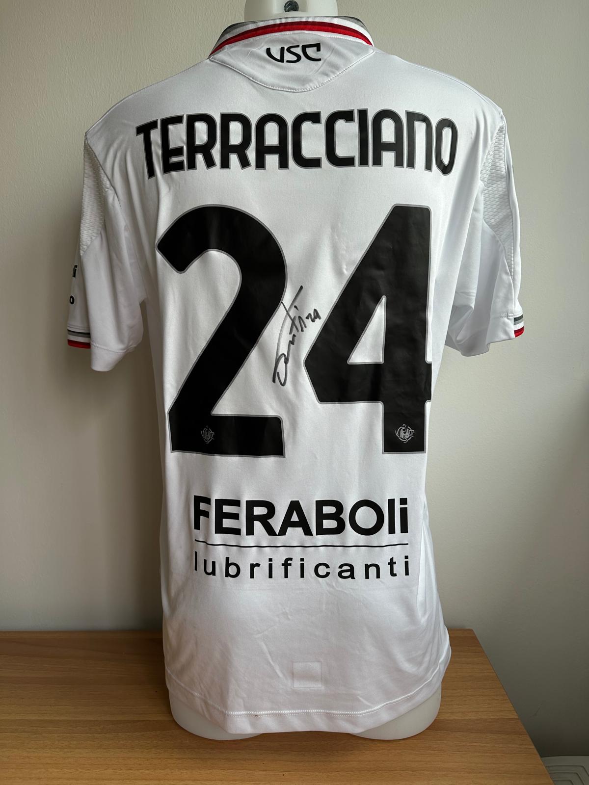 Maglia Match Worn Roma-Cremonese indossata con firma - TERRACCIANO (M)