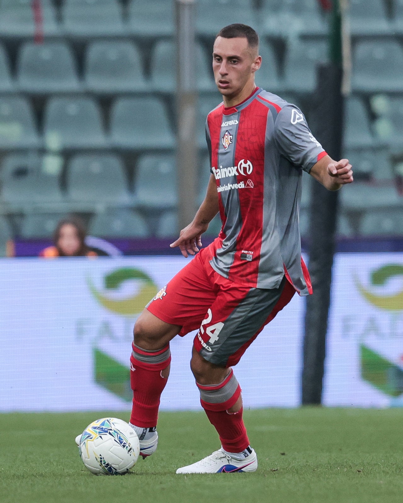 Maglia Match Worn Cremonese-Pisa indossata con firma - TERRACCIANO (L)