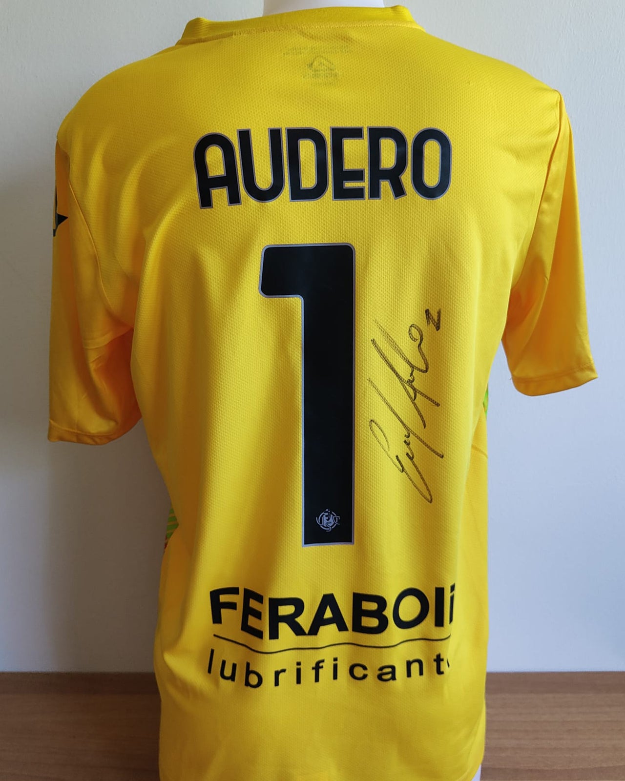 Maglia Match Worn Udinese-Cremonese indossata con firma - AUDERO (L)