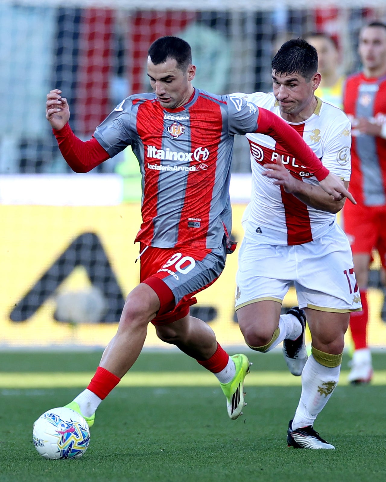 Maglia Match Worn Cremonese -Genoa indossata con firma - BONAZZOLI (M)