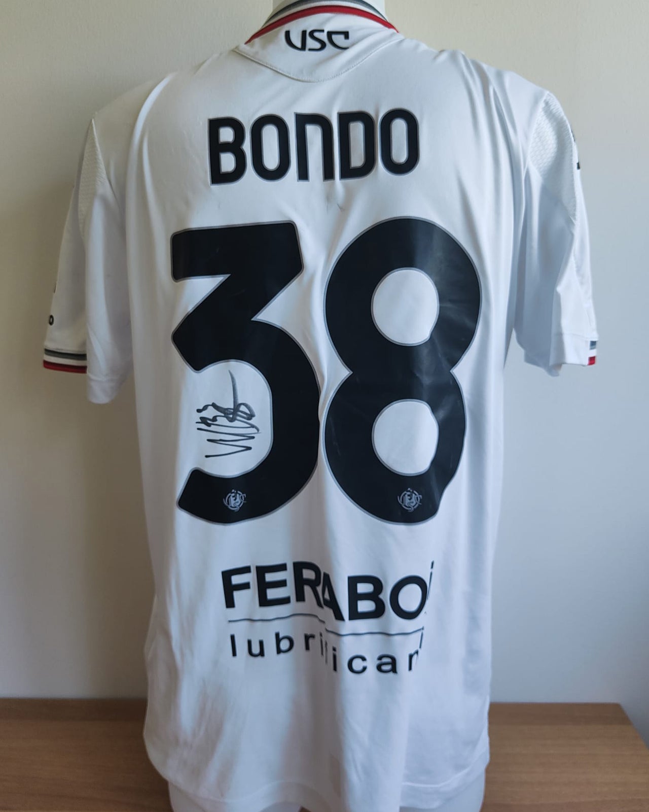 Maglia Match Worn Cagliari-Cremonese indossata con firma - BONDO (L)