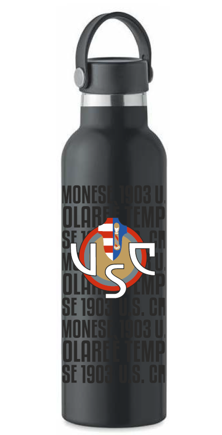 US Cremonese black water bottle