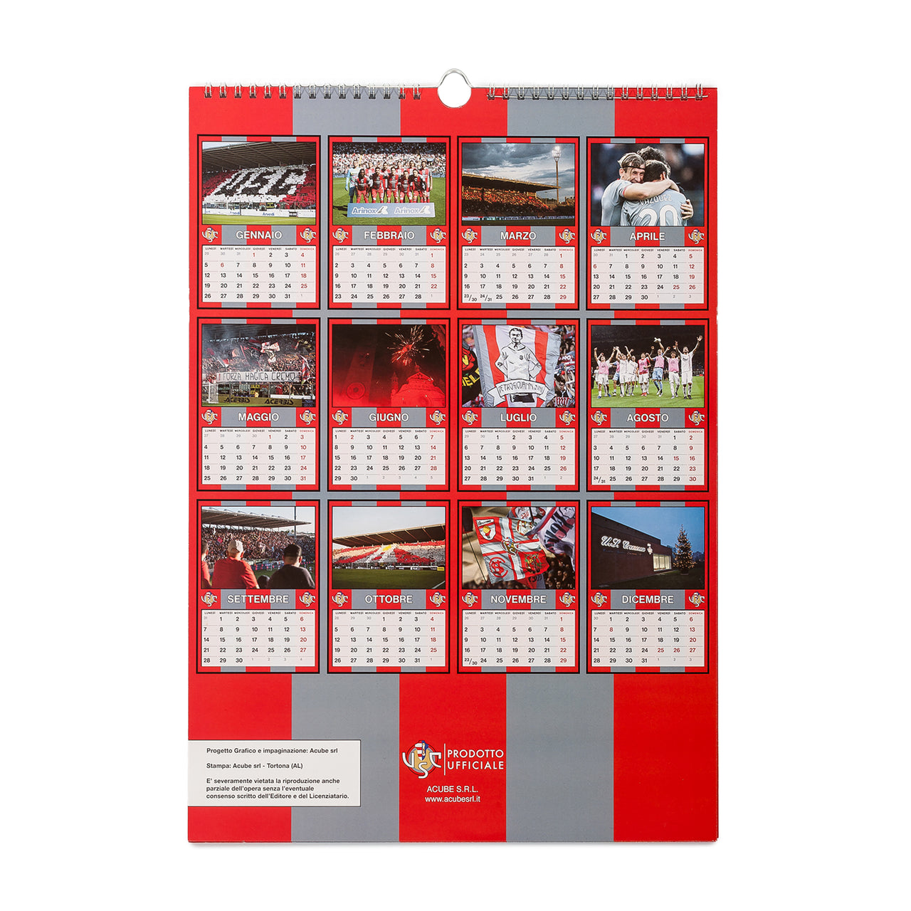 Calendario da muro USC 2026