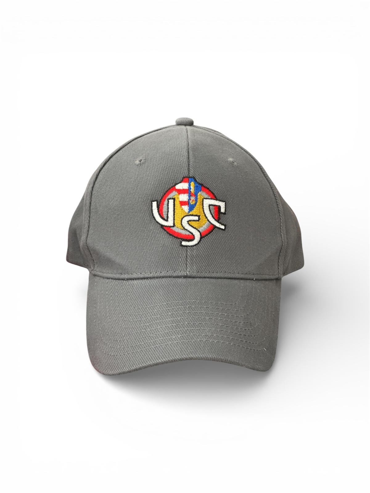 Cappellino Grigio ricamo