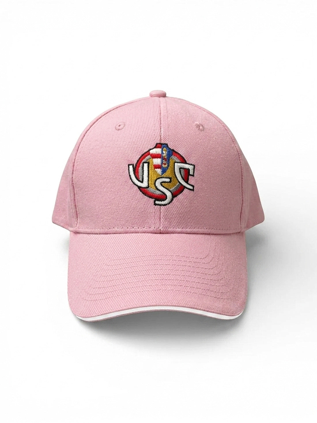 Cappellino Rosa ricamo