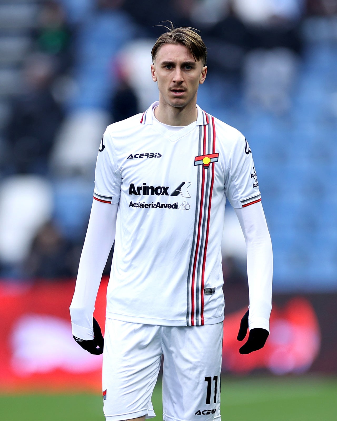 Maglia Match Worn Sassuolo-Cremonese indossata con firma - JOHNSEN (M)