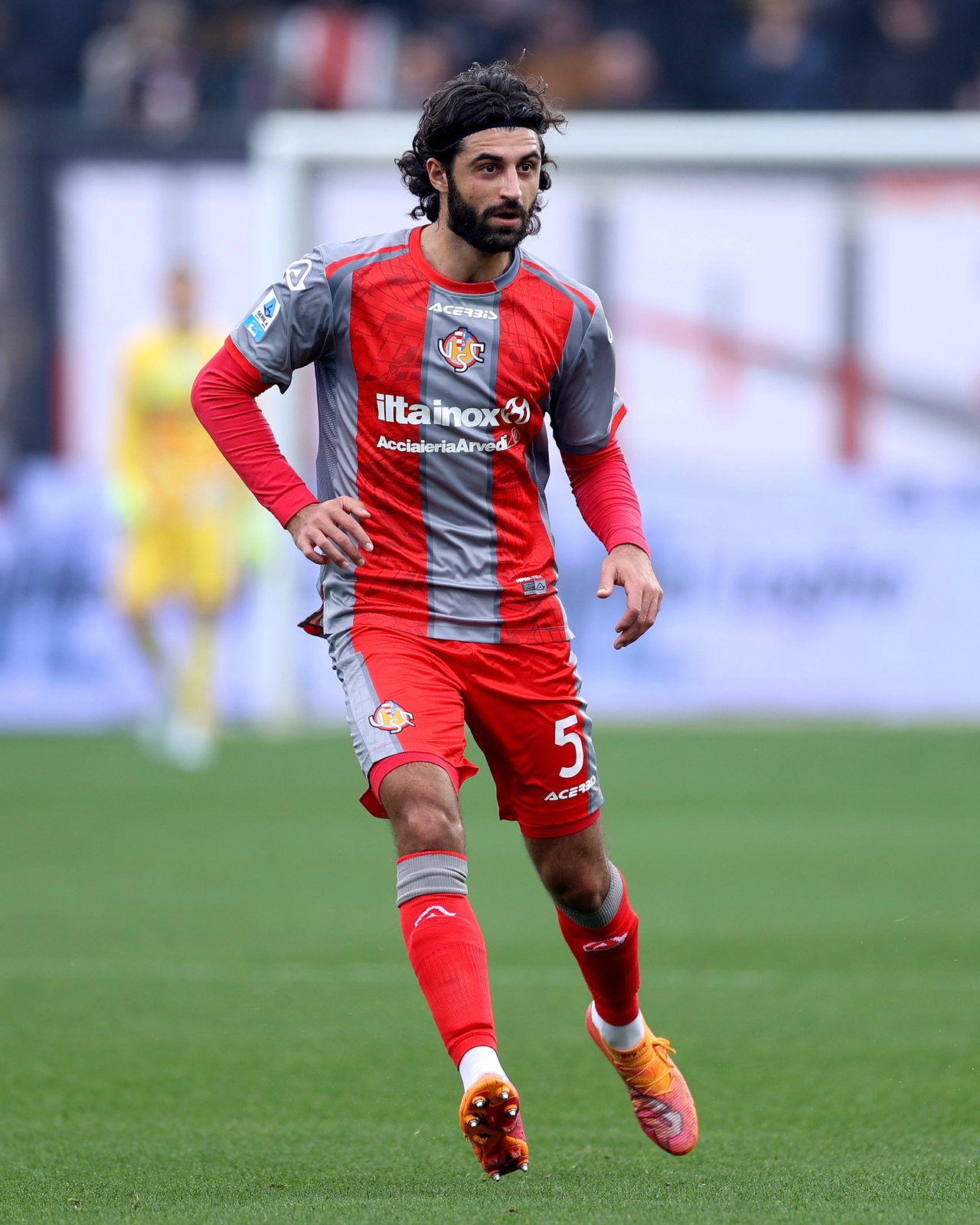 Maglia Match Worn Cremonese-Milan indossata con firma - LUPERTO (L)