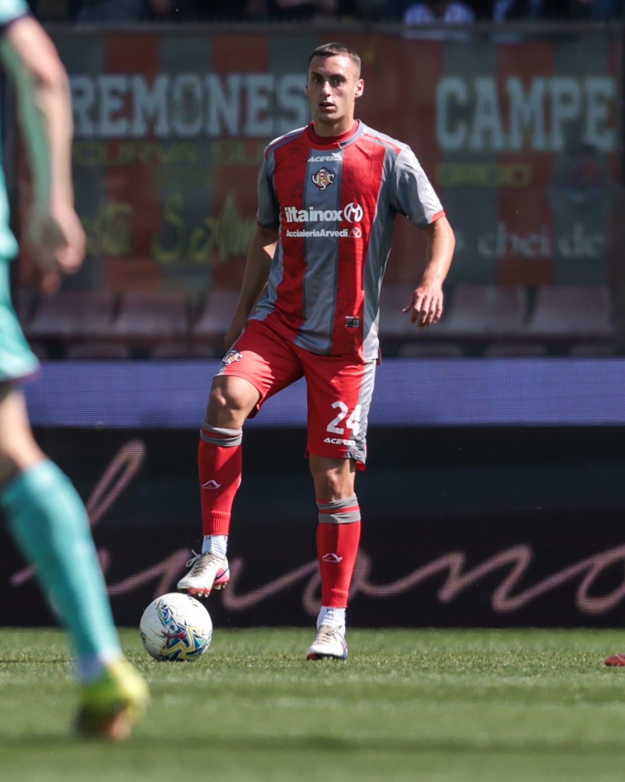 Maglia Match Worn Cremonese-Bologna indossata con firma - TERRACCIANO (M)